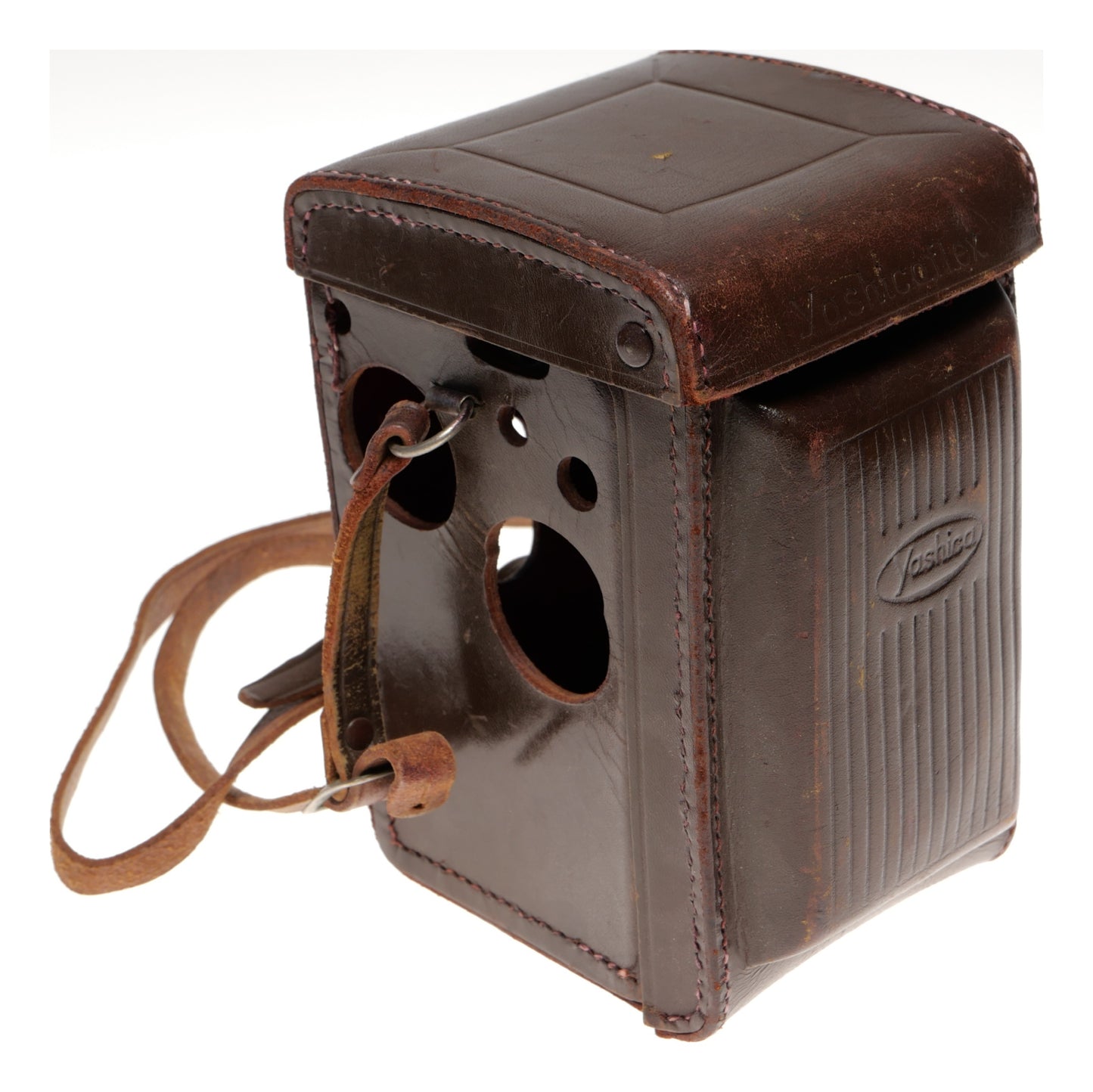 Yashicaflex Leather TLR Camera Case with Strap - View 2