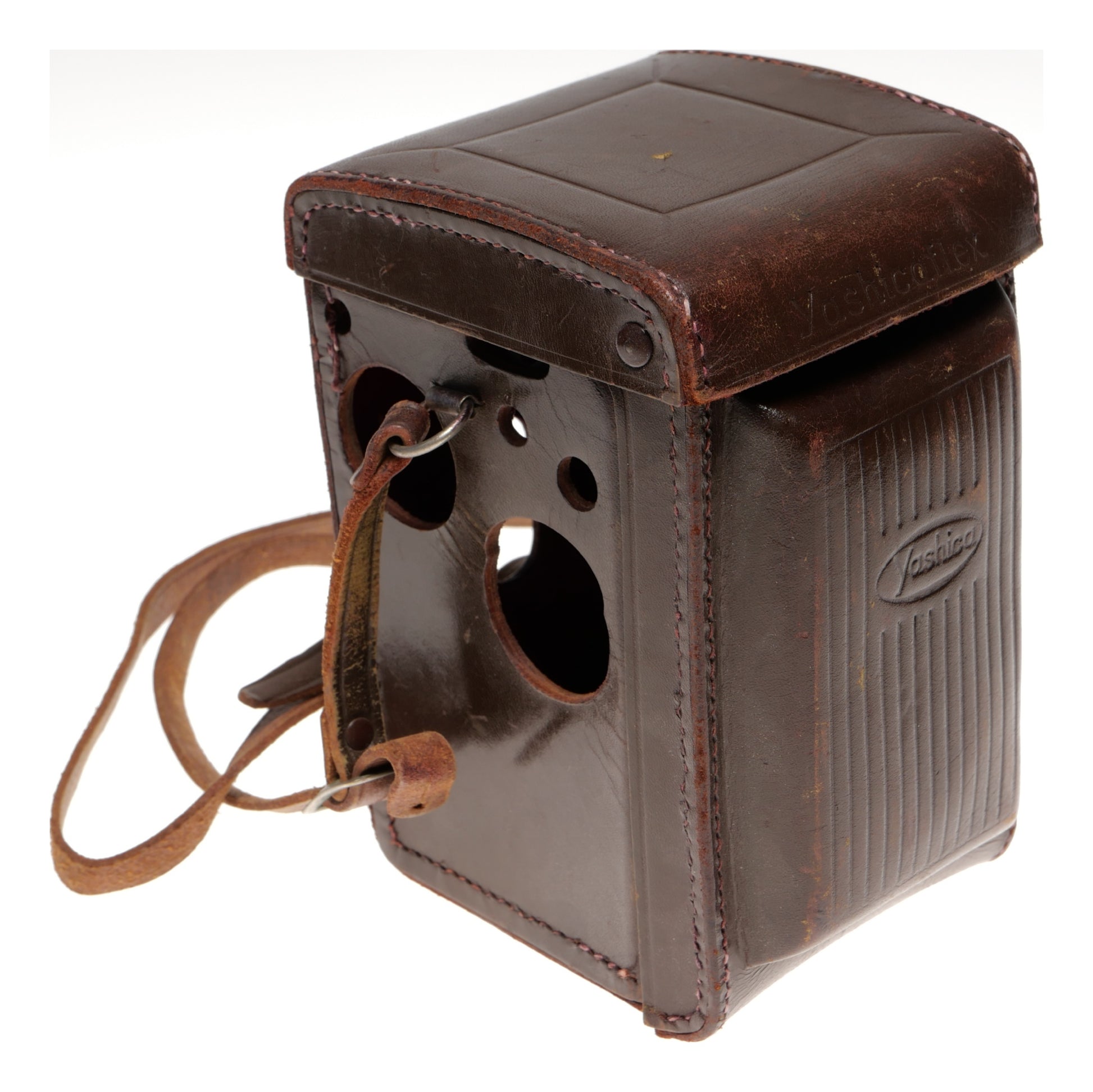 Yashicaflex Leather TLR Camera Case with Strap - View 2