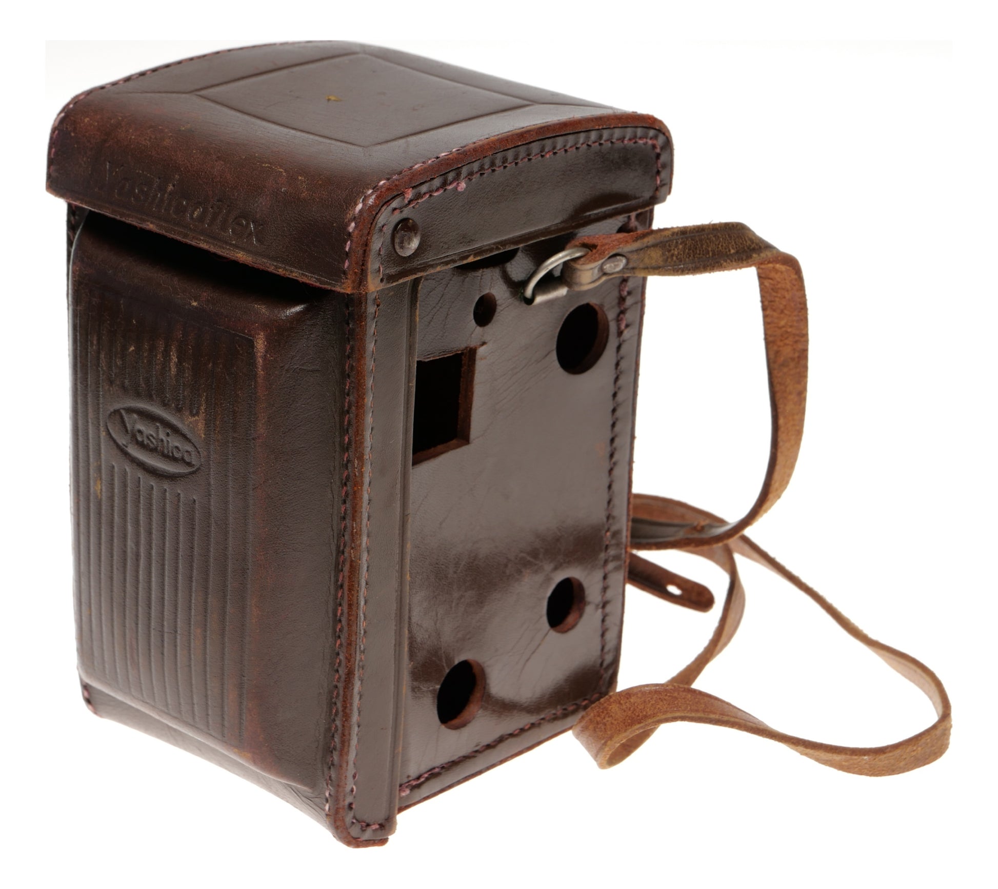 Yashicaflex Leather TLR Camera Case with Strap - View 3
