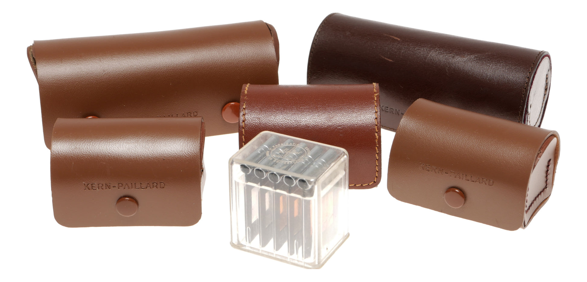 Kern-Paillard Leather Lens Cases with Filters Set - View 2