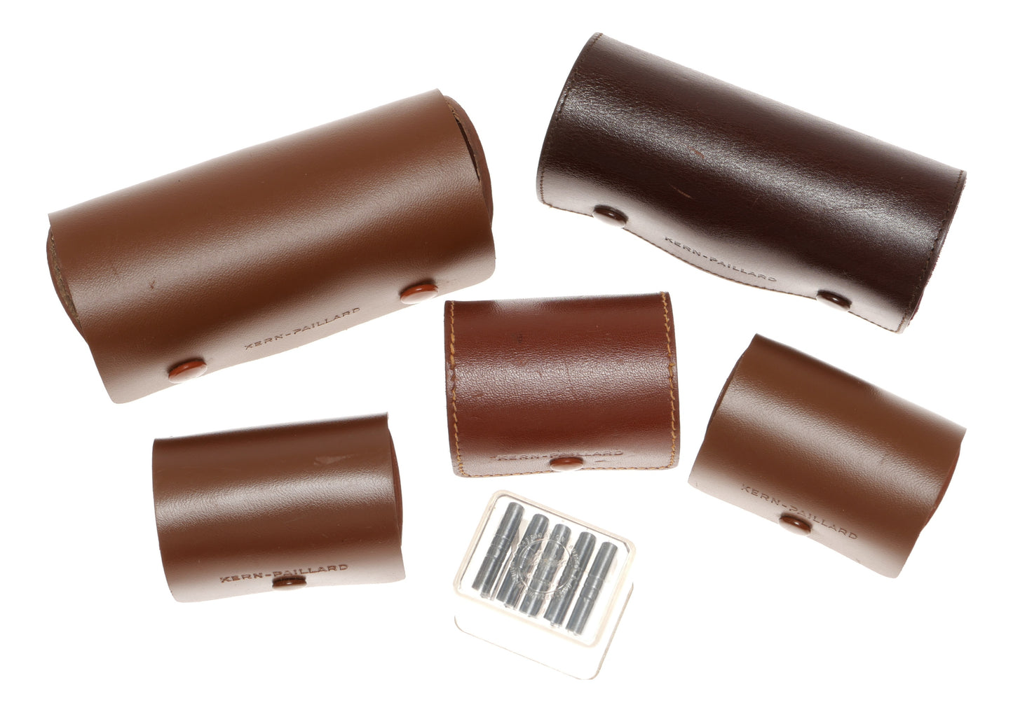 Kern-Paillard Leather Lens Cases with Filters Set - View 3
