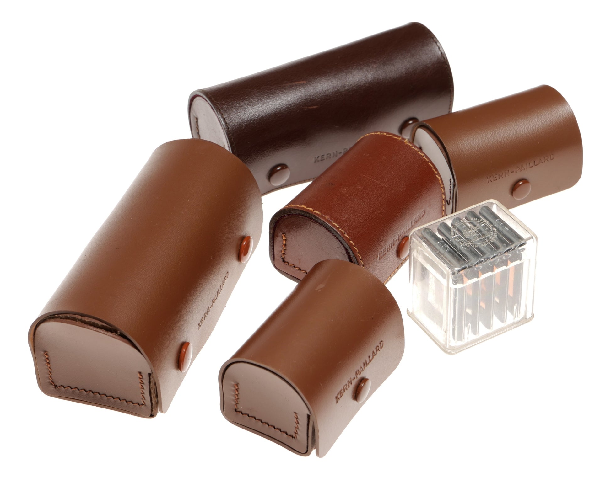 Kern-Paillard Leather Lens Cases with Filters Set - View 6