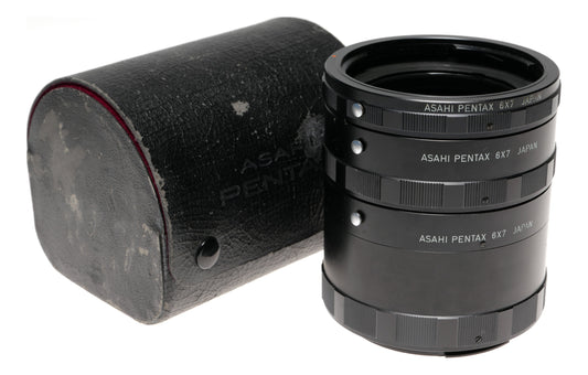 Asahi Pentax 6x7 Extension Tube Set with Case