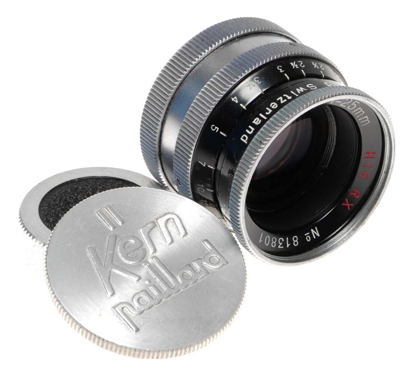 Kern Switar 25mm f/1.4 Lens for Bolex H16 RX