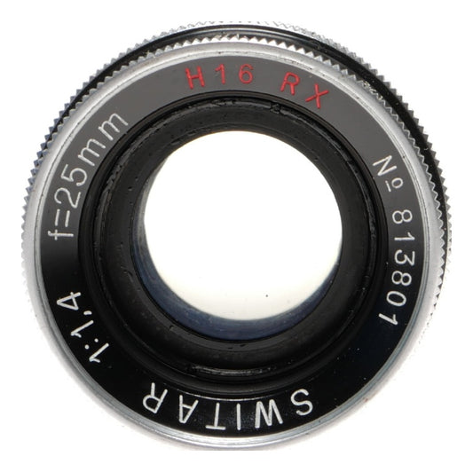 Kern Switar 25mm f/1.4 Lens for Bolex H16 RX - View 2