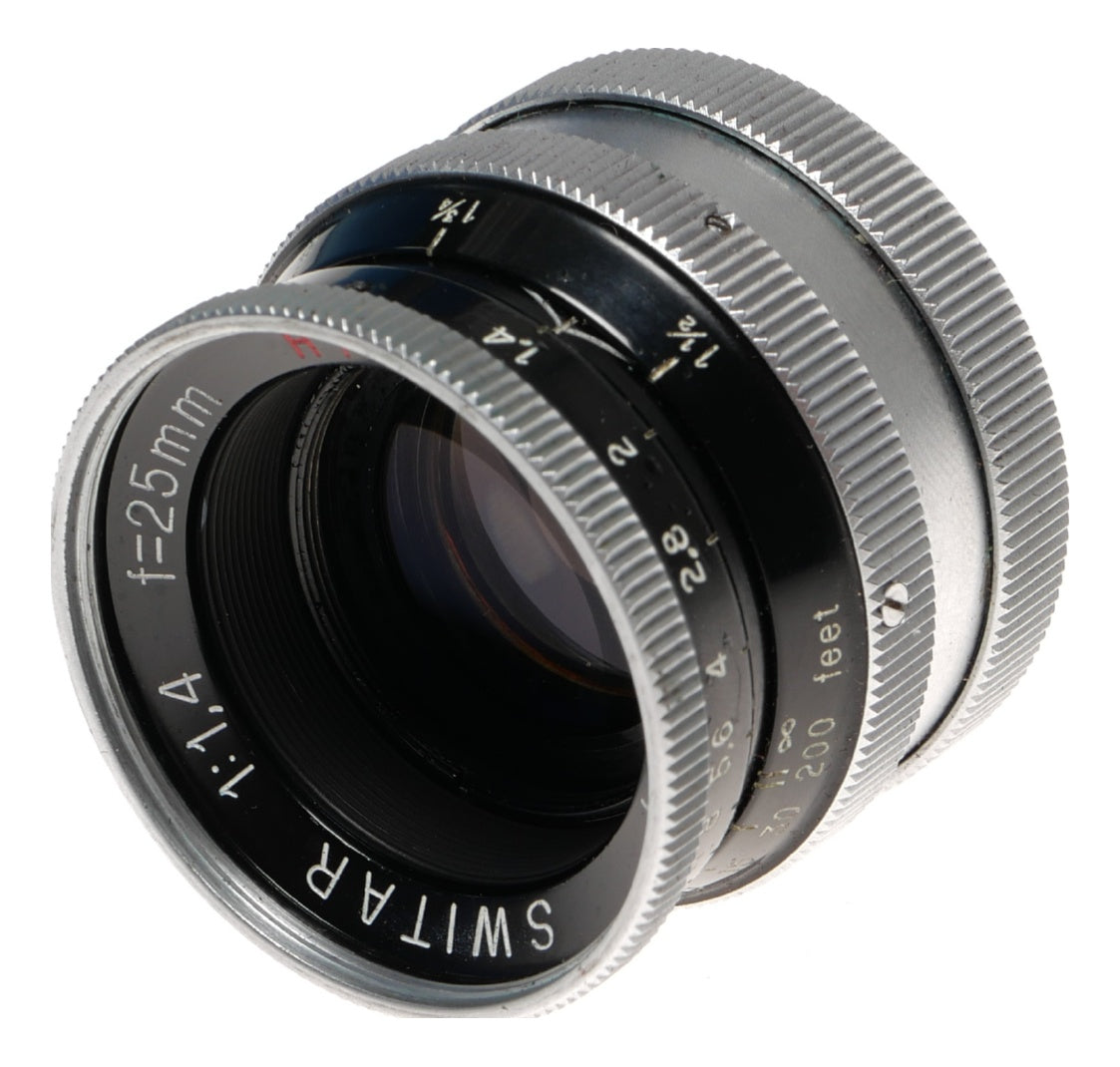 Kern Switar 25mm f/1.4 Lens for Bolex H16 RX - View 3