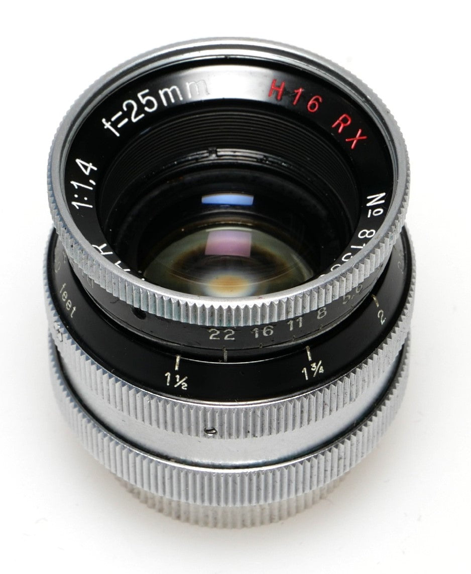 Kern Switar 25mm f/1.4 Lens for Bolex H16 RX - View 12