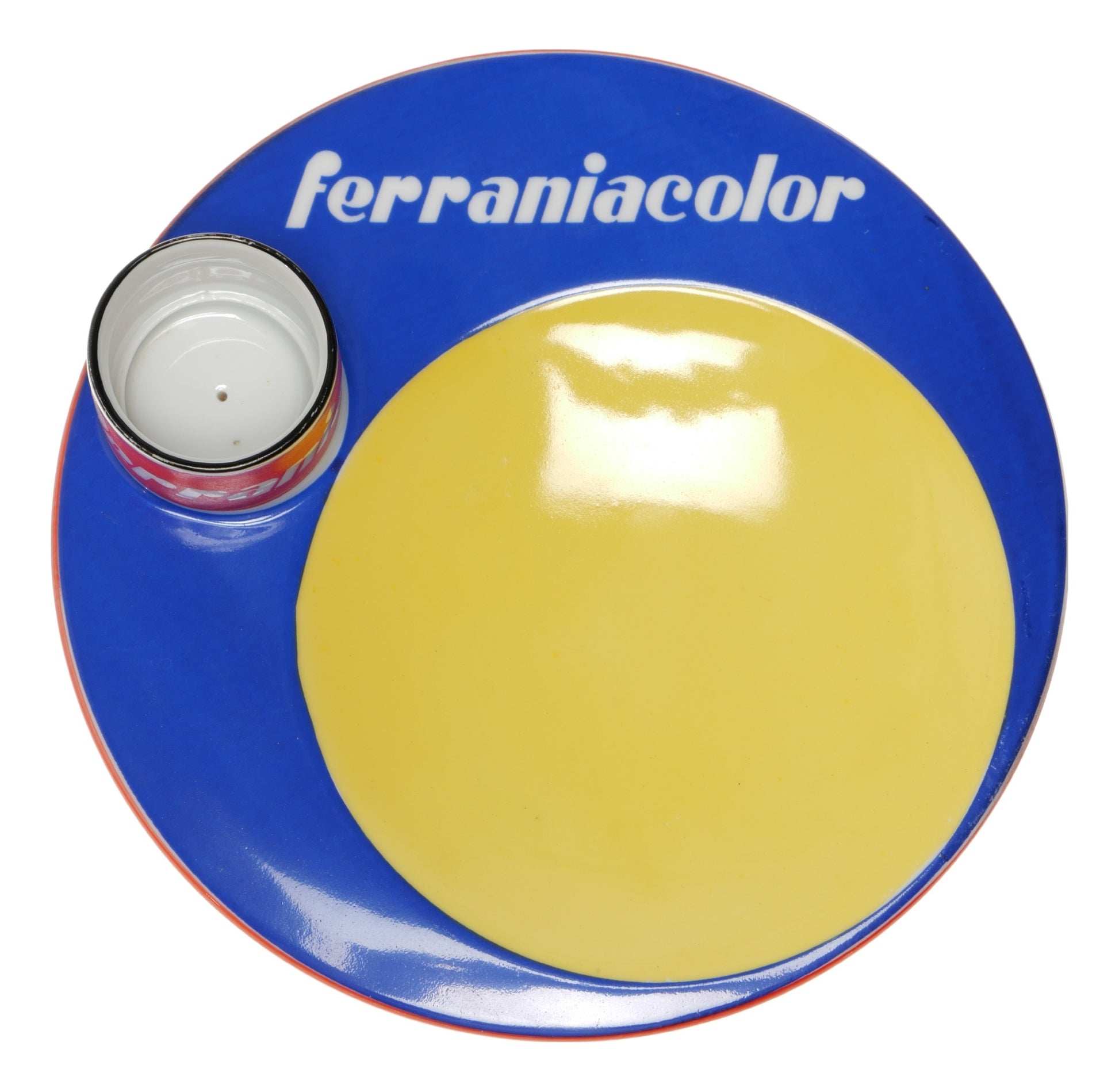 Ferraniacolor Ceramic Ashtray Promotional Item Italy - View 2