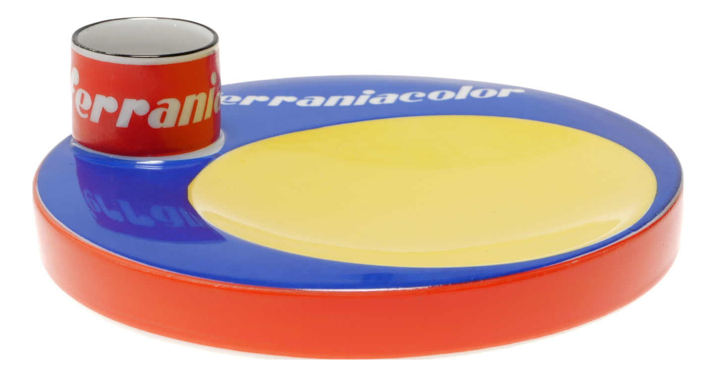 Ferraniacolor Ceramic Ashtray Promotional Item Italy - View 3
