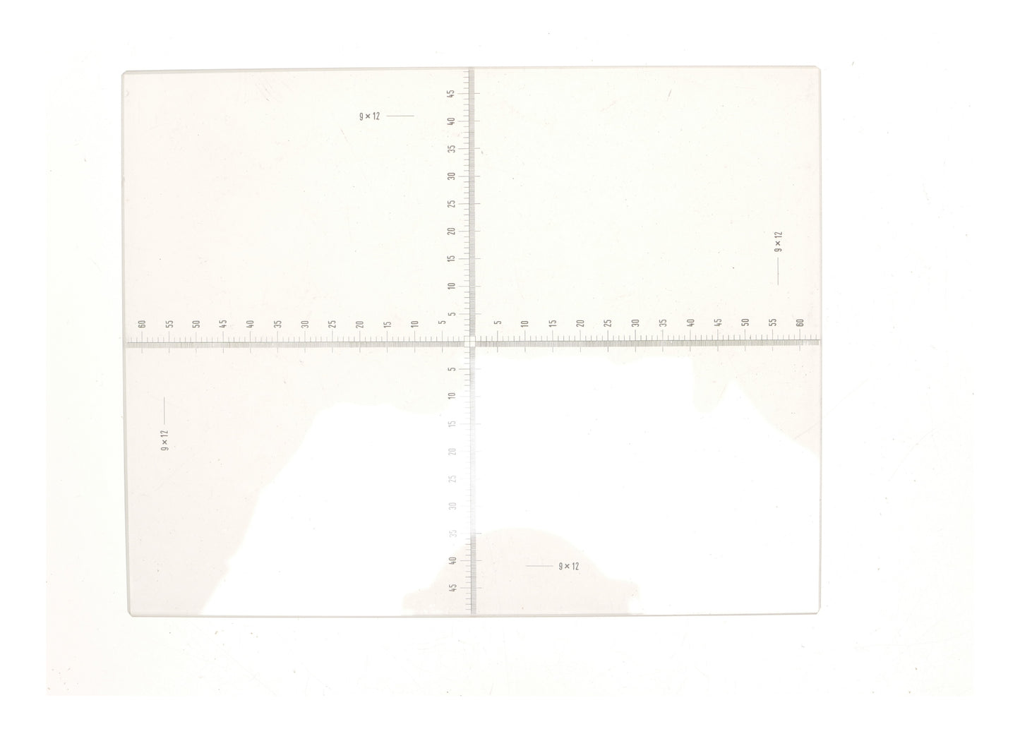 Vintage 9x12 Ground Glass Focusing Screen Large Format