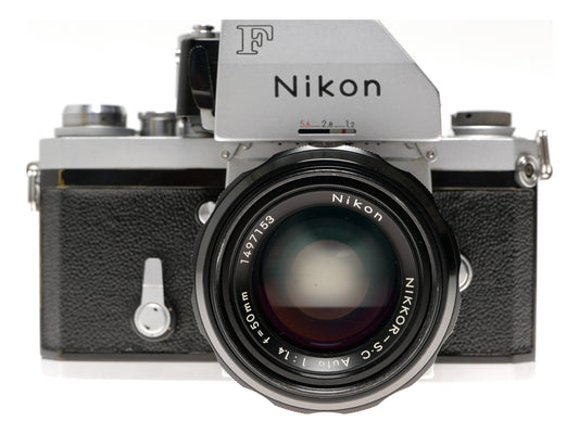 Nikon F 35mm SLR Film Camera with 50mm f/1.4 Lens