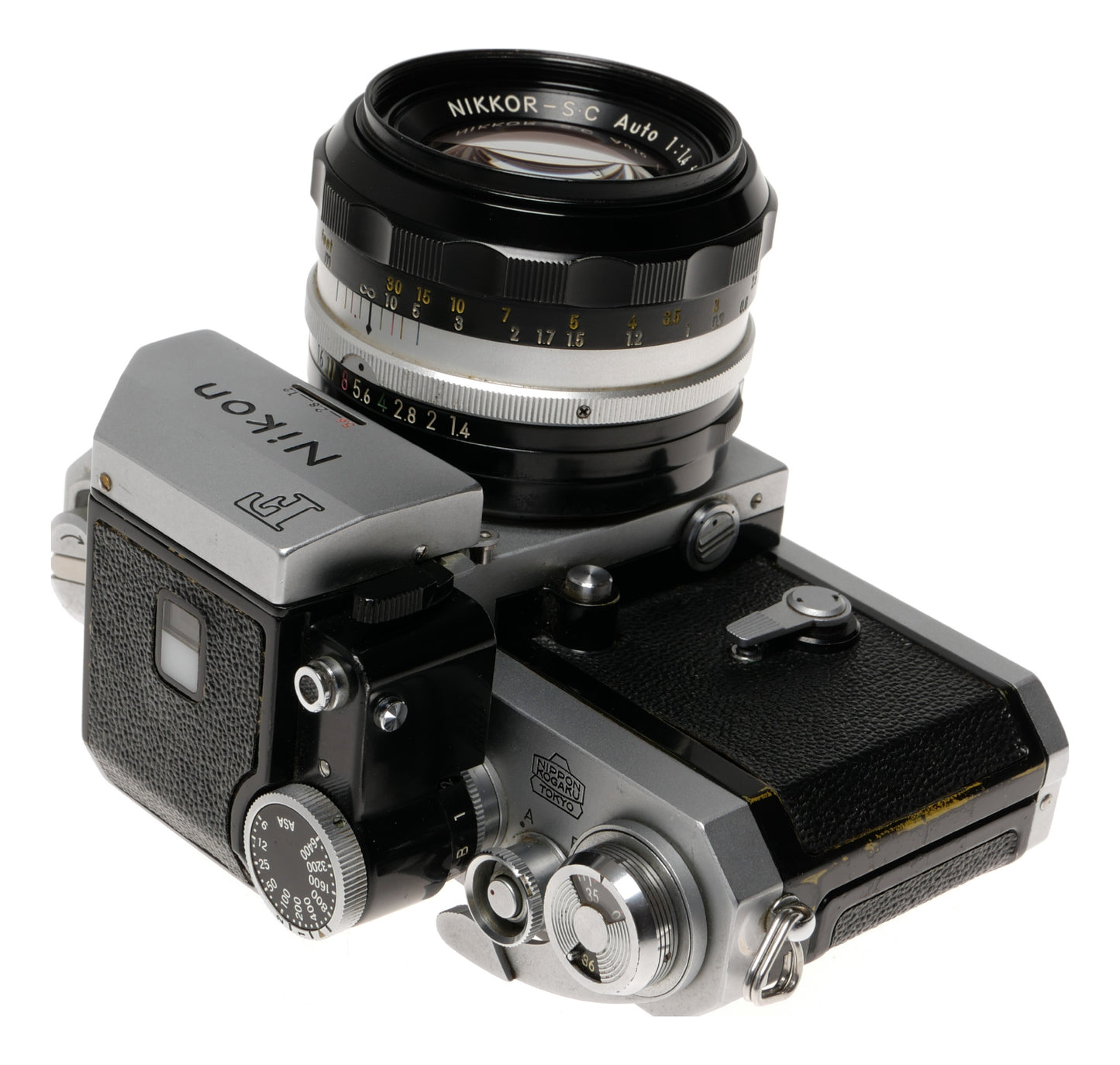 Nikon F 35mm SLR Film Camera with 50mm f/1.4 Lens - View 4