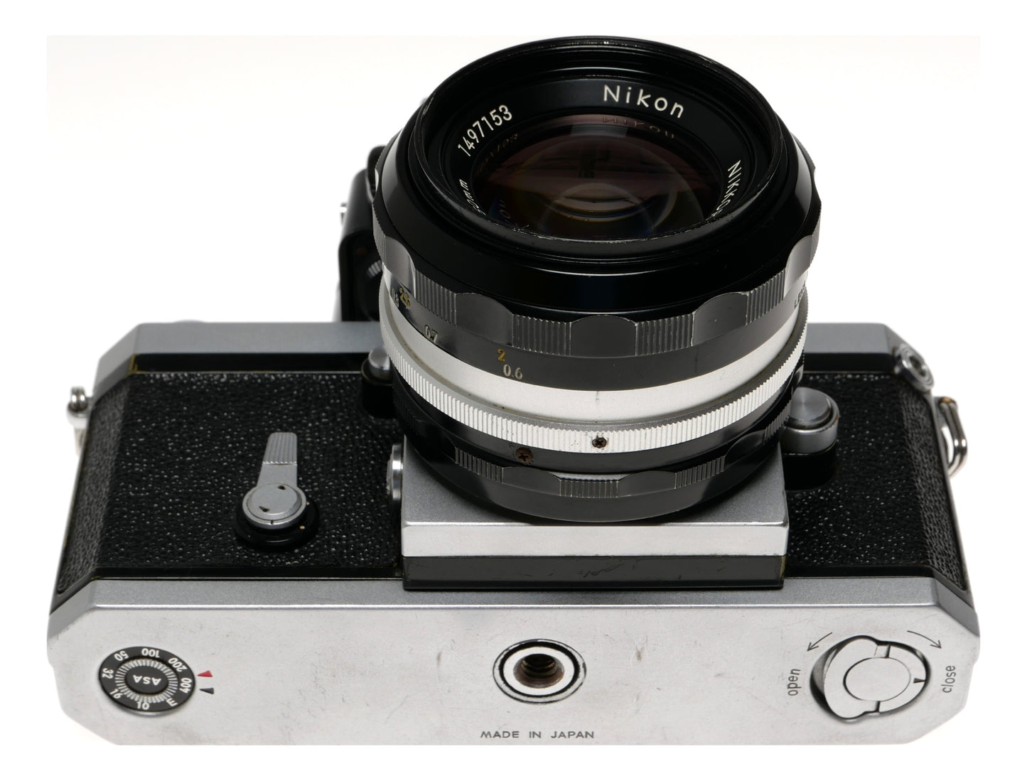 Nikon F 35mm SLR Film Camera with 50mm f/1.4 Lens - View 5