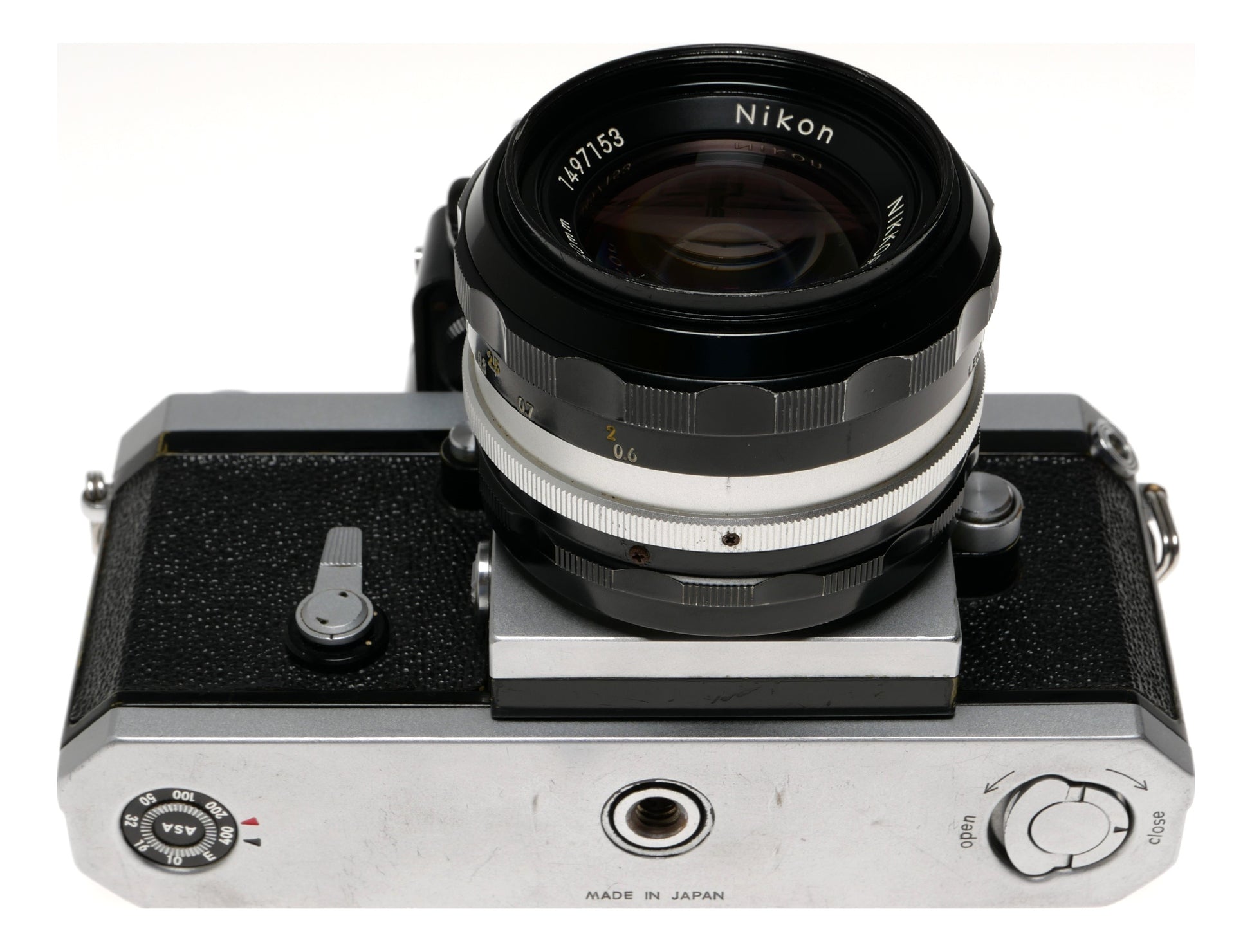 Nikon F 35mm SLR Film Camera with 50mm f/1.4 Lens - View 5