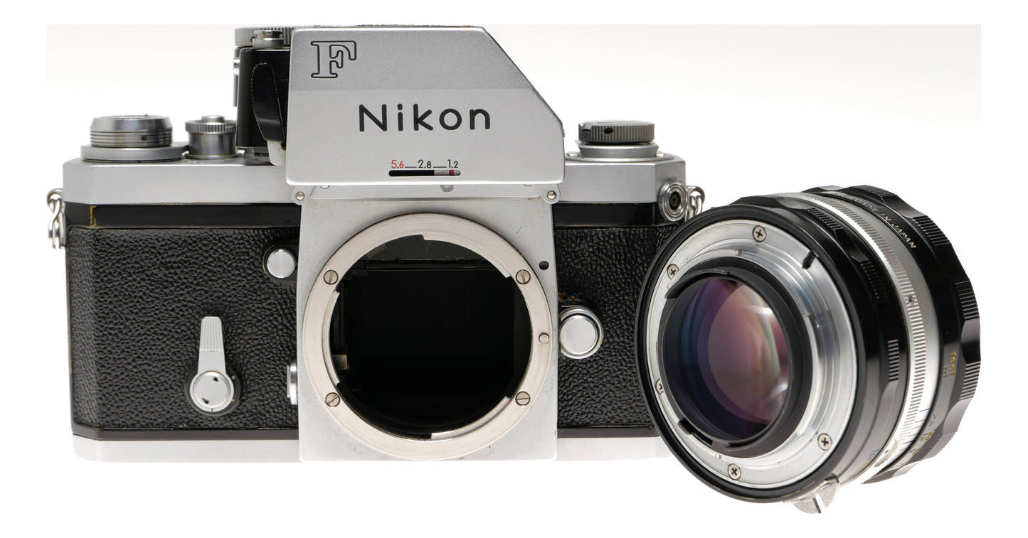 Nikon F 35mm SLR Film Camera with 50mm f/1.4 Lens - View 8