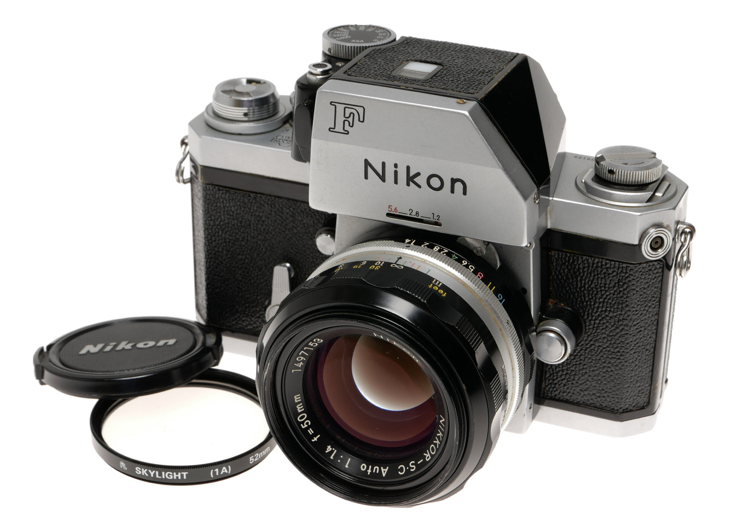 Nikon F 35mm SLR Film Camera with 50mm f/1.4 Lens - View 9