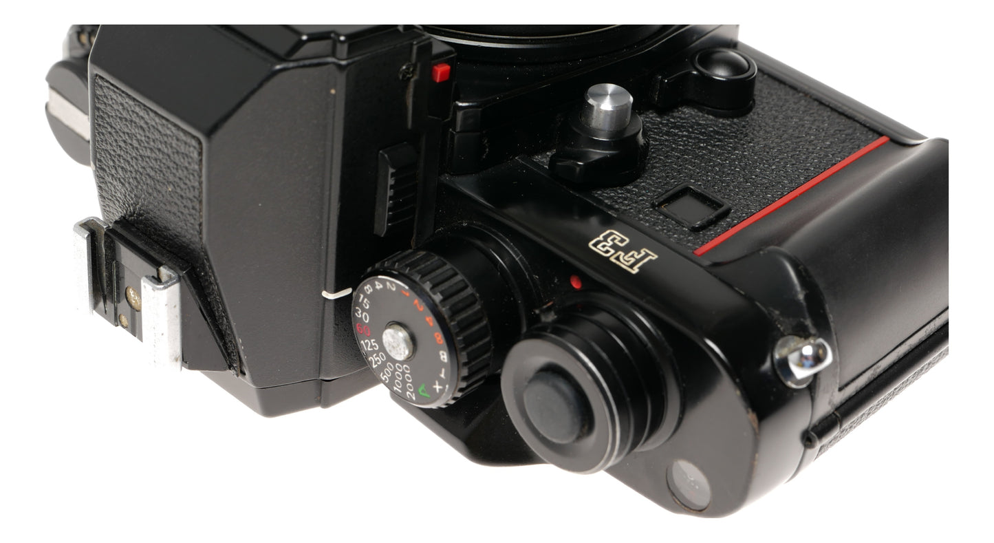 Nikon F3 PRESS 35mm SLR Film Camera Body with HP Finder