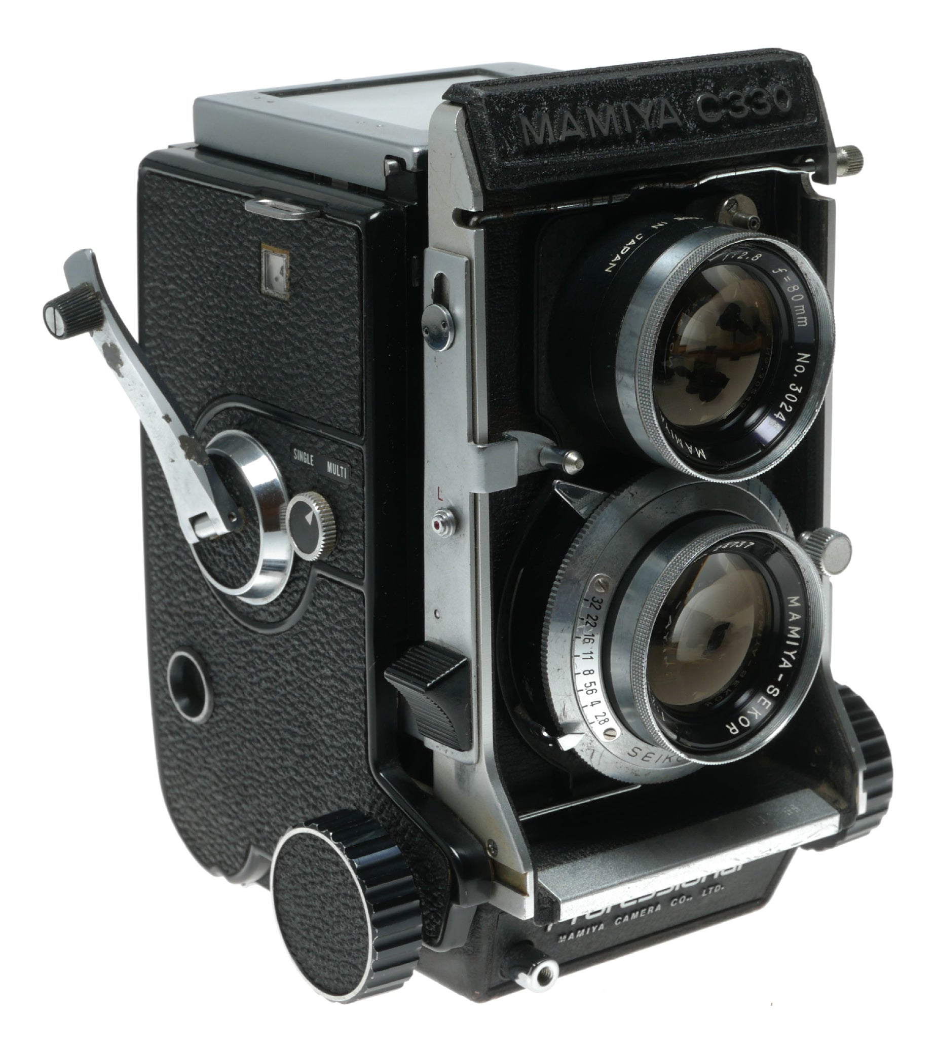 Mamiya C330 Professional TLR Film Camera with Seikosha Lens, 120/220 Format, Made in Japan - View 6