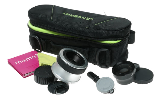 Lensbaby Ultimate Portrait Kit with Scout, 0.6x Wide Angle, and 1.6x Telephoto Lenses - View 3