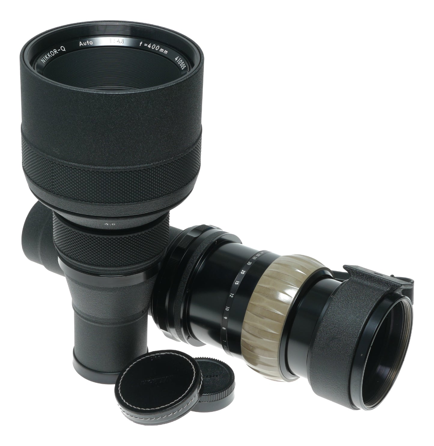 Nikon Nikkor-Q Auto 400mm f/4.5 Vintage Telephoto Lens - View 2