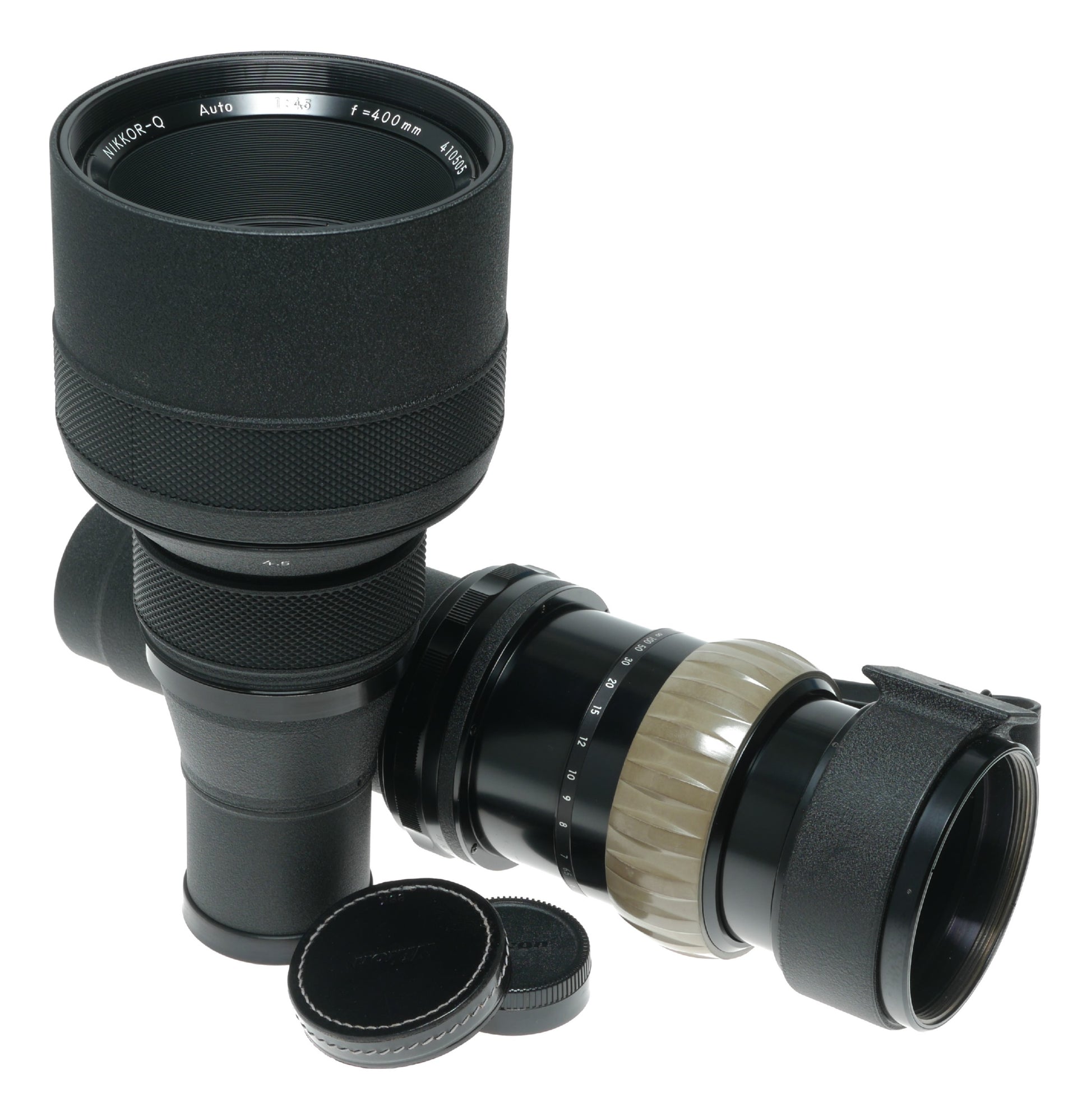 Nikon Nikkor-Q Auto 400mm f/4.5 Vintage Telephoto Lens - View 2