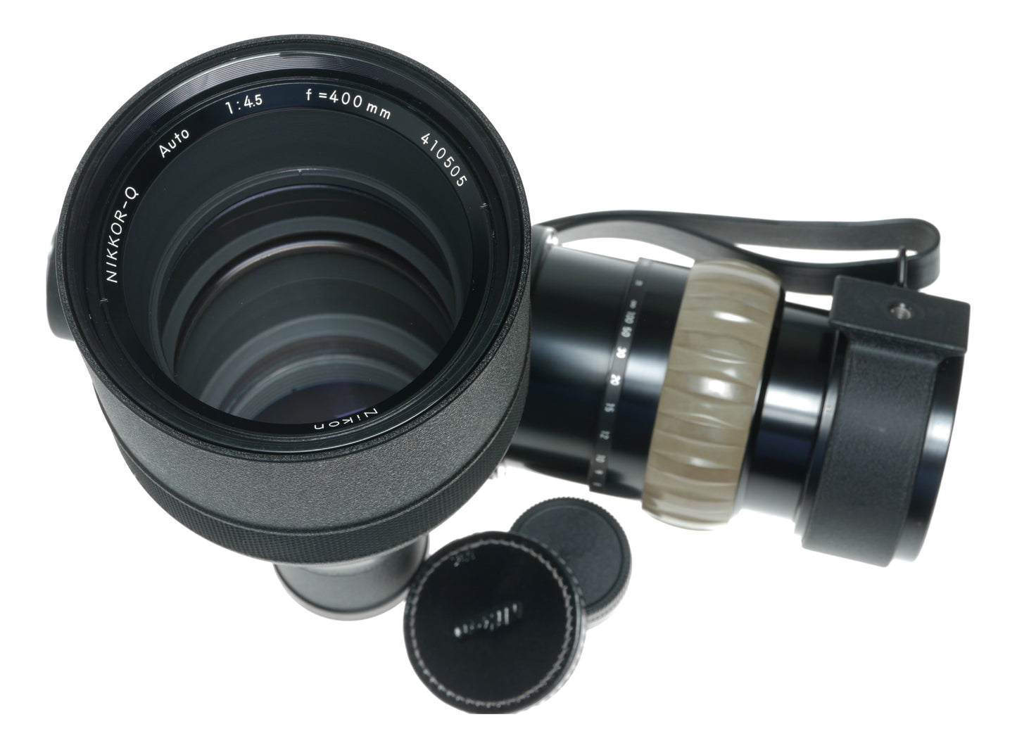 Nikon Nikkor-Q Auto 400mm f/4.5 Vintage Telephoto Lens - View 3