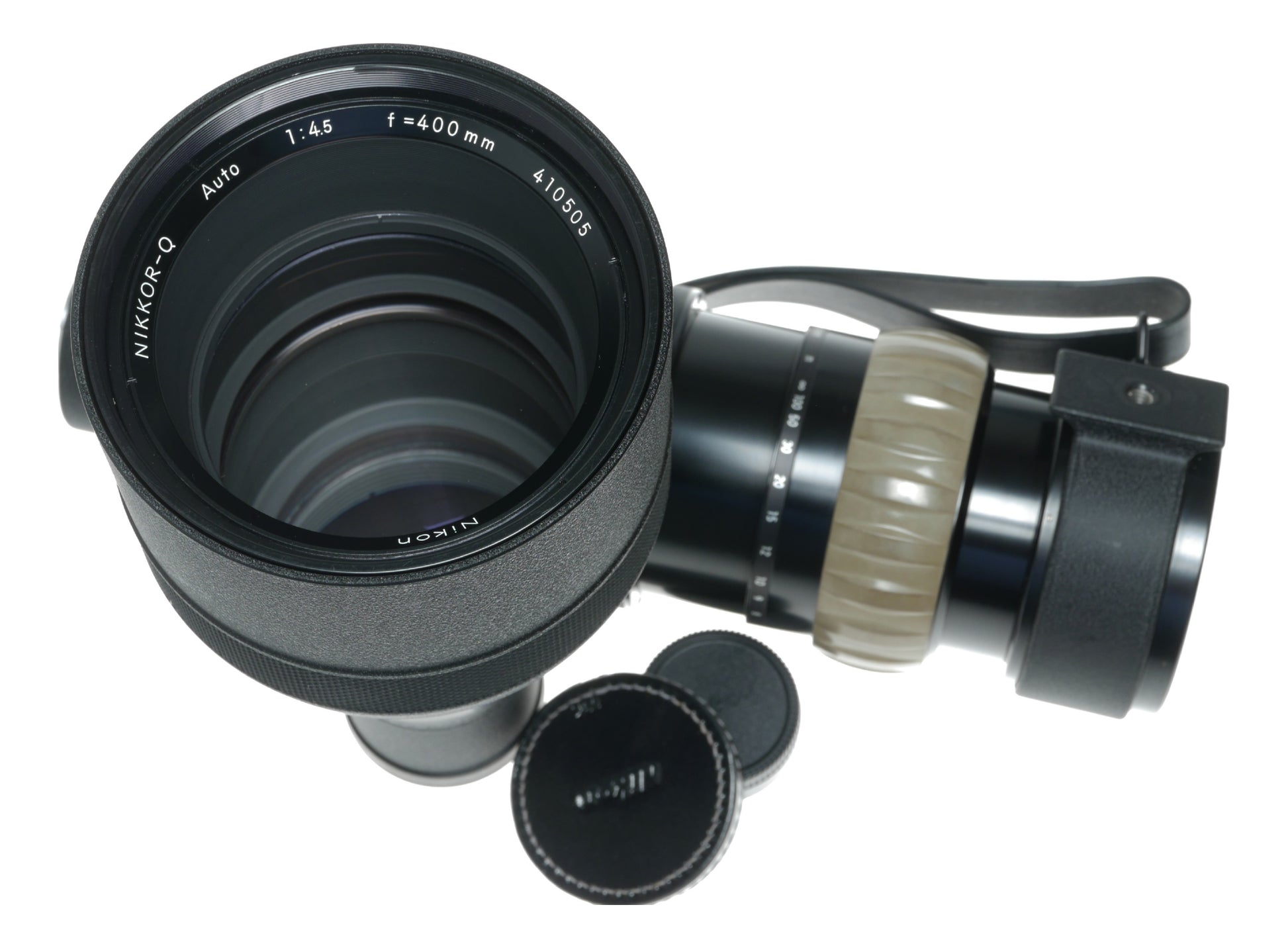 Nikon Nikkor-Q Auto 400mm f/4.5 Vintage Telephoto Lens - View 3