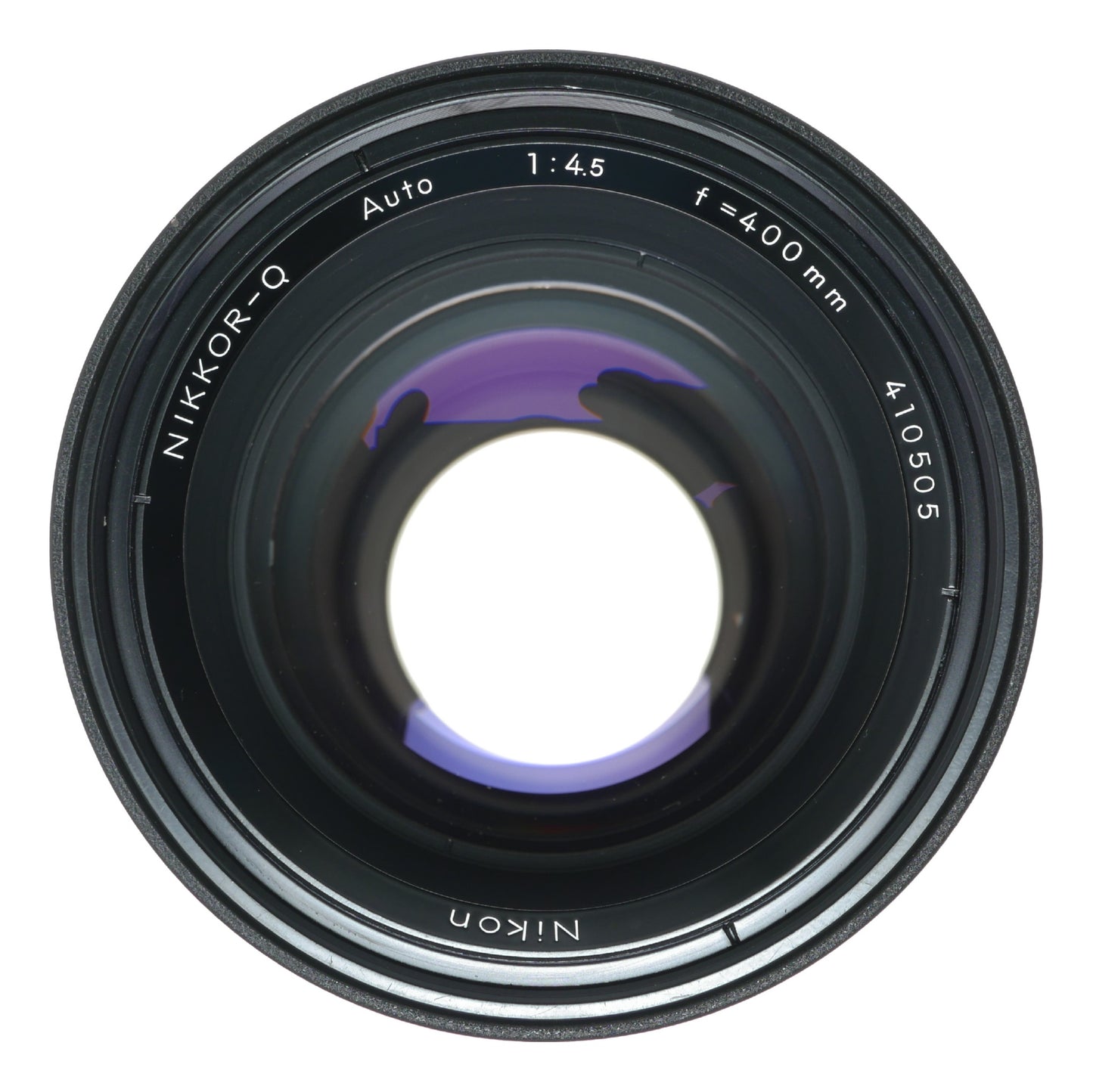 Nikon Nikkor-Q Auto 400mm f/4.5 Vintage Telephoto Lens - View 4