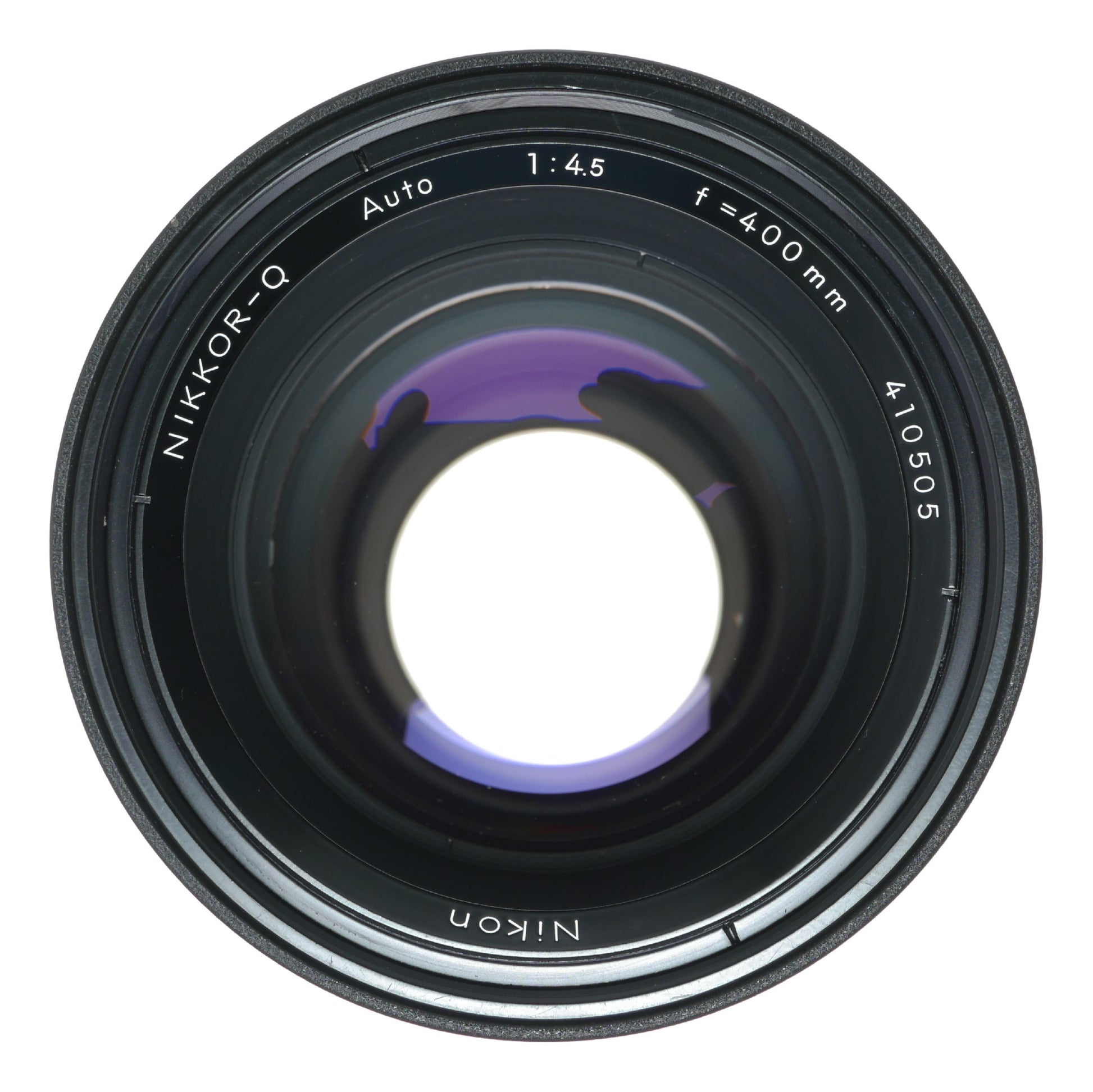 Nikon Nikkor-Q Auto 400mm f/4.5 Vintage Telephoto Lens - View 4