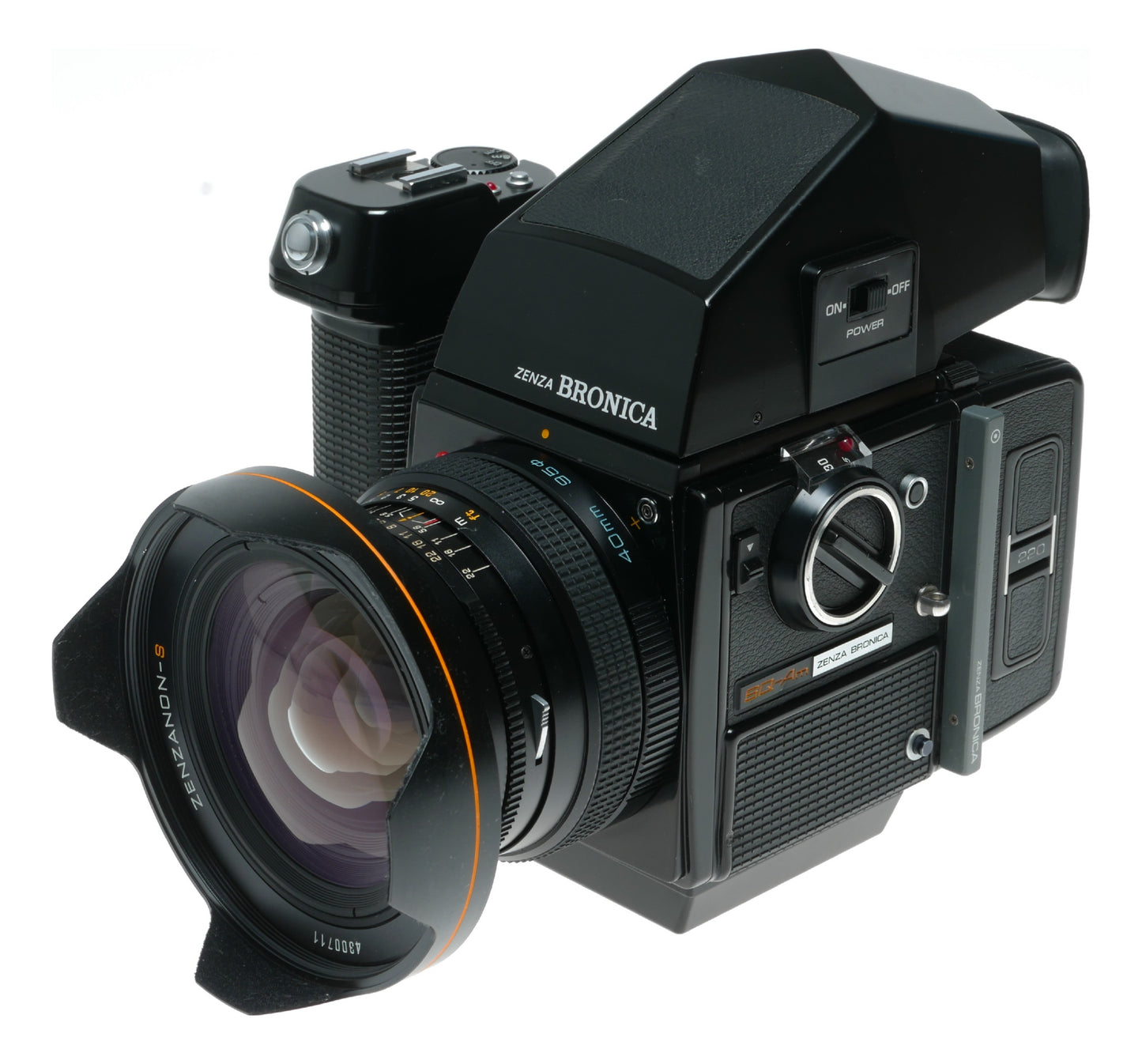 Zenza Bronica SQ-Ai Medium Format Film Camera with Zenzanon-S 40mm f/4 Lens - View 3