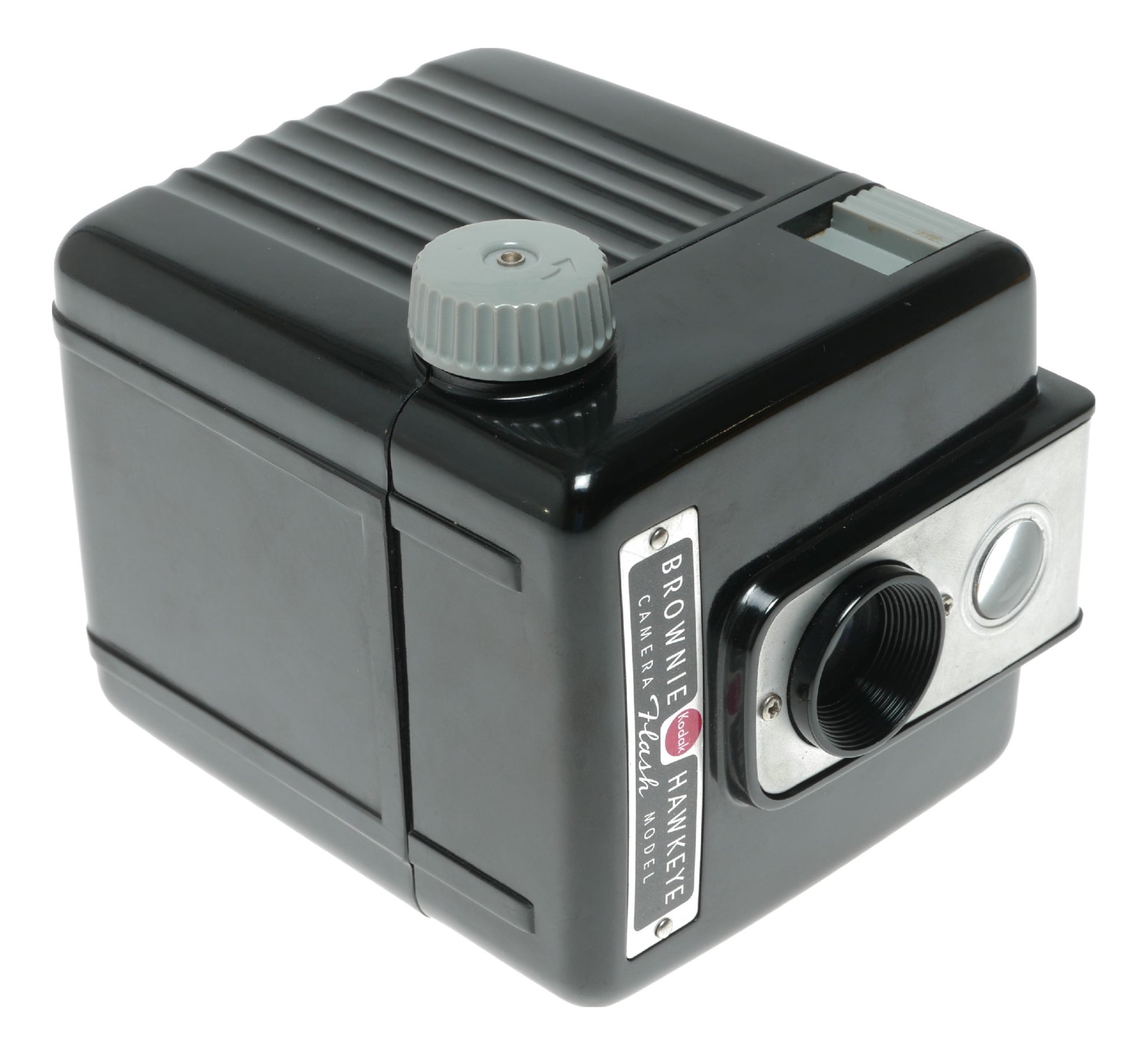 Kodak Brownie Hawkeye Flash Model Vintage Film Camera with Kodalite Flasholder - View 12