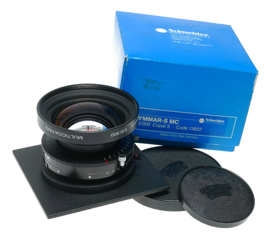 Schneider Kreuznach SYMMAR-S MC 300mm f/5.6 Large Format Lens with Copal 3 Shutter