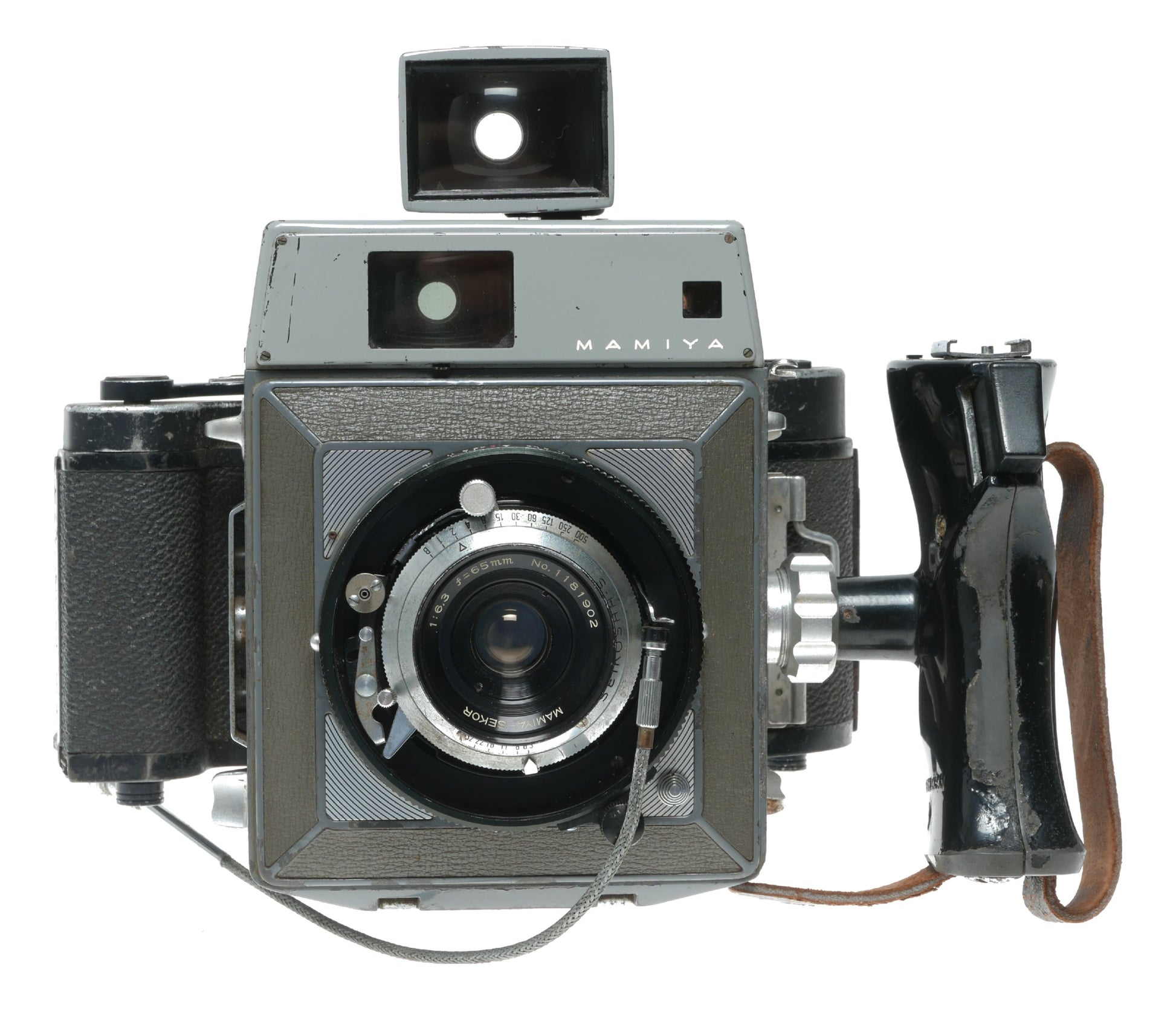 Mamiya Press Vintage 85mm f/3.5 Film Camera with Seikosha Shutter and Finder