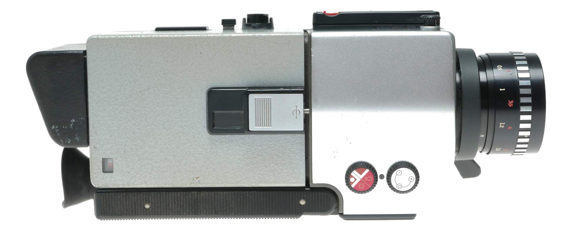Leicina Super RT1 Vintage 16mm Film Camera with 1:1.9/8-64 Lens by Leitz Wetzlar - View 6