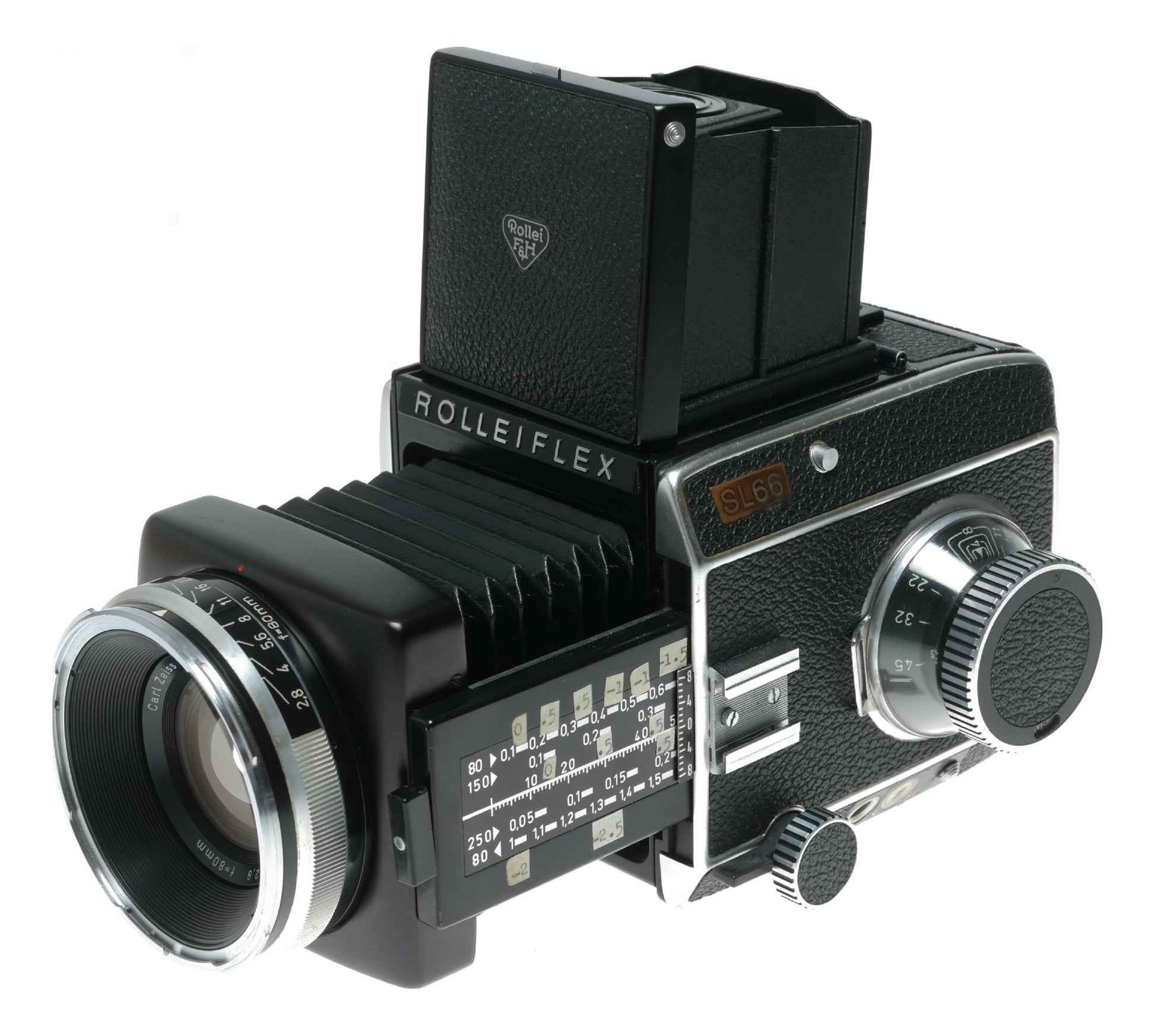 Rollei SL66 Medium Format Camera with Carl Zeiss Planar 80mm f/2.8 Lens - View 3