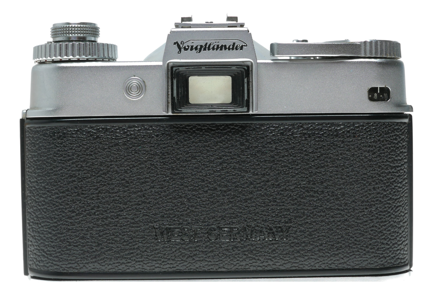 Voigtländer Bessamatic Vintage Film Camera with Skoparex 35mm f/3.4 and 50mm f/2.8 Lenses, Made in West Germany - View 8