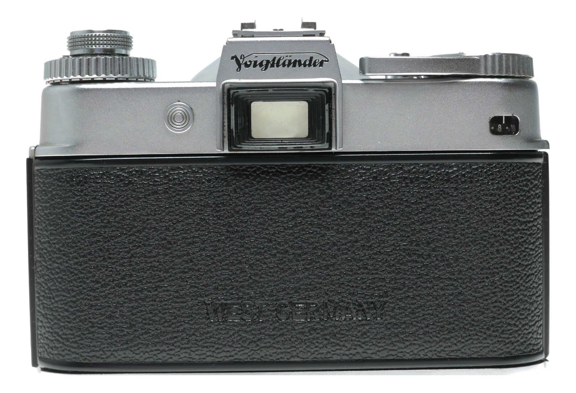 Voigtländer Bessamatic Vintage Film Camera with Skoparex 35mm f/3.4 and 50mm f/2.8 Lenses, Made in West Germany - View 8