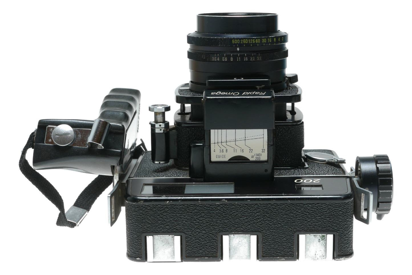 Konica Rapid Omega 200 Vintage Film Camera with Super Omegatron 58mm f/3.5 Lens - View 6