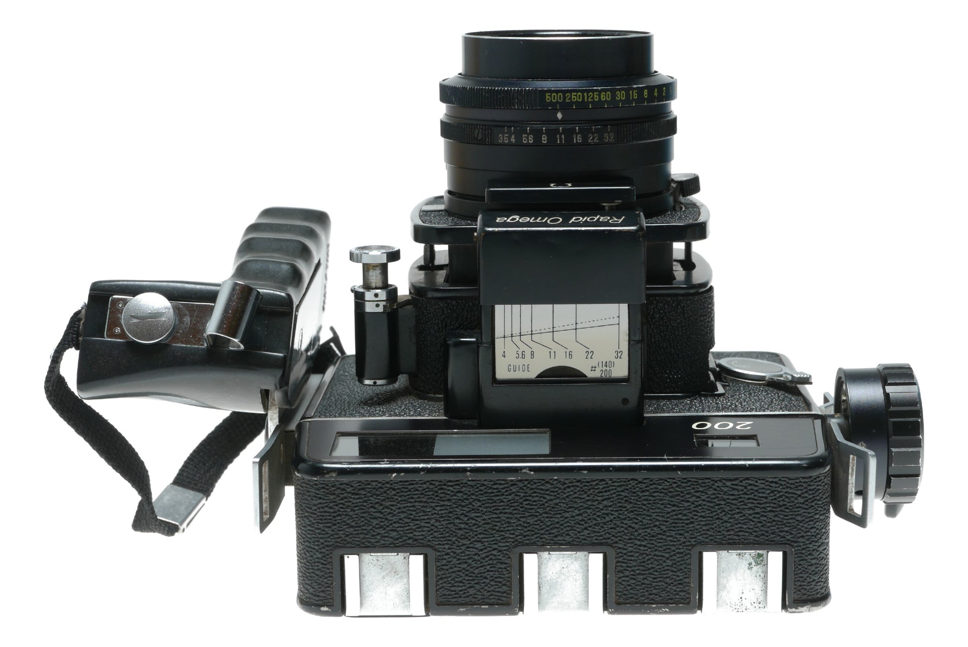 Konica Rapid Omega 200 Vintage Film Camera with Super Omegatron 58mm f/3.5 Lens - View 6