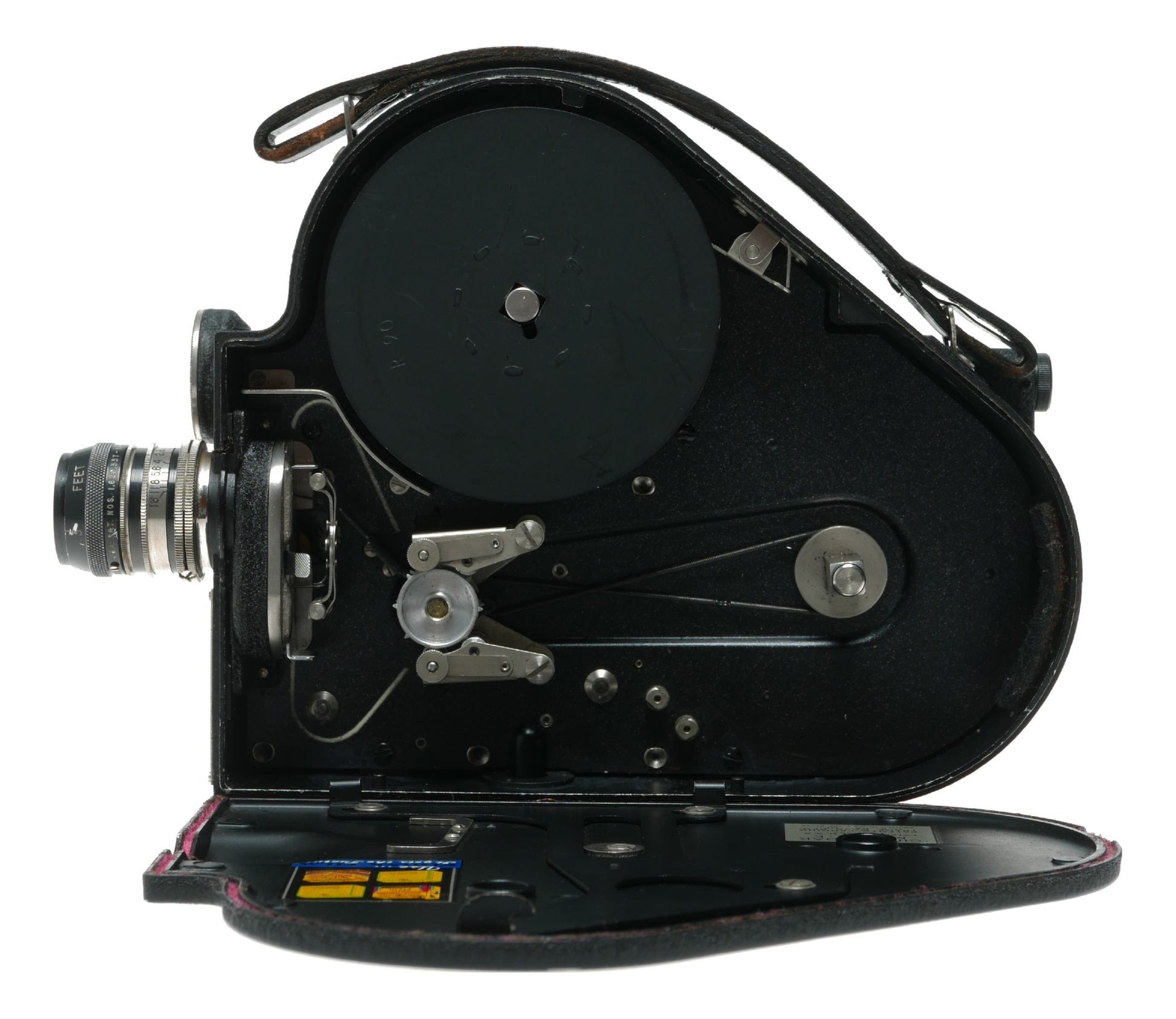 Eastman Kodak Cine-Kodak Model E Vintage 16mm Movie Camera with Kodak Anastigmat f/1.9 25mm Lens - View 5