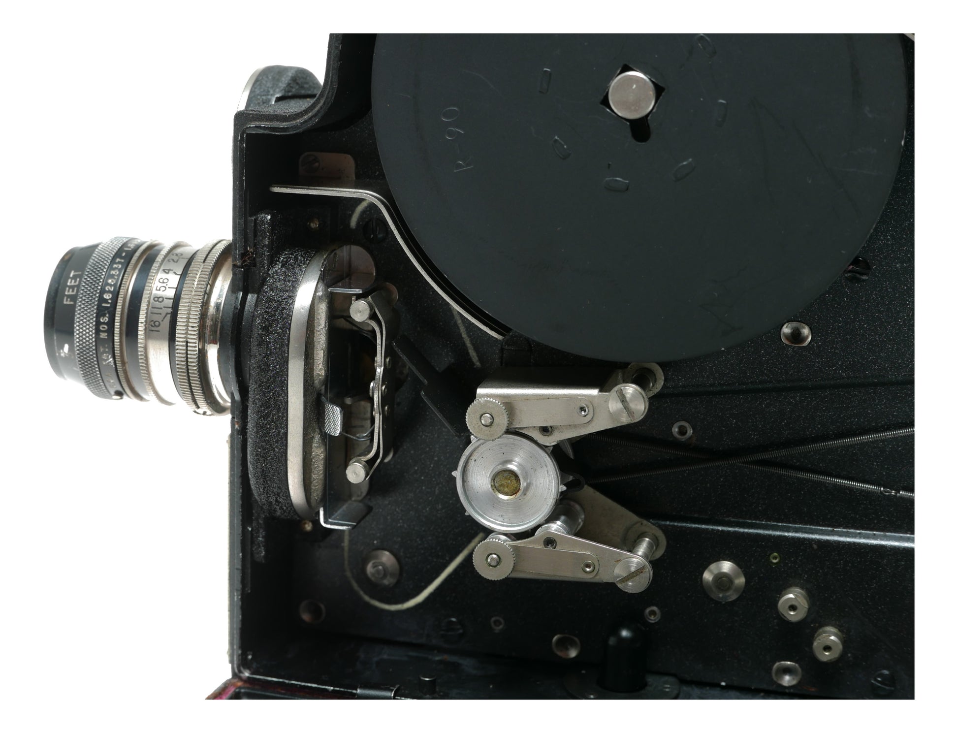 Eastman Kodak Cine-Kodak Model E Vintage 16mm Movie Camera with Kodak Anastigmat f/1.9 25mm Lens - View 6