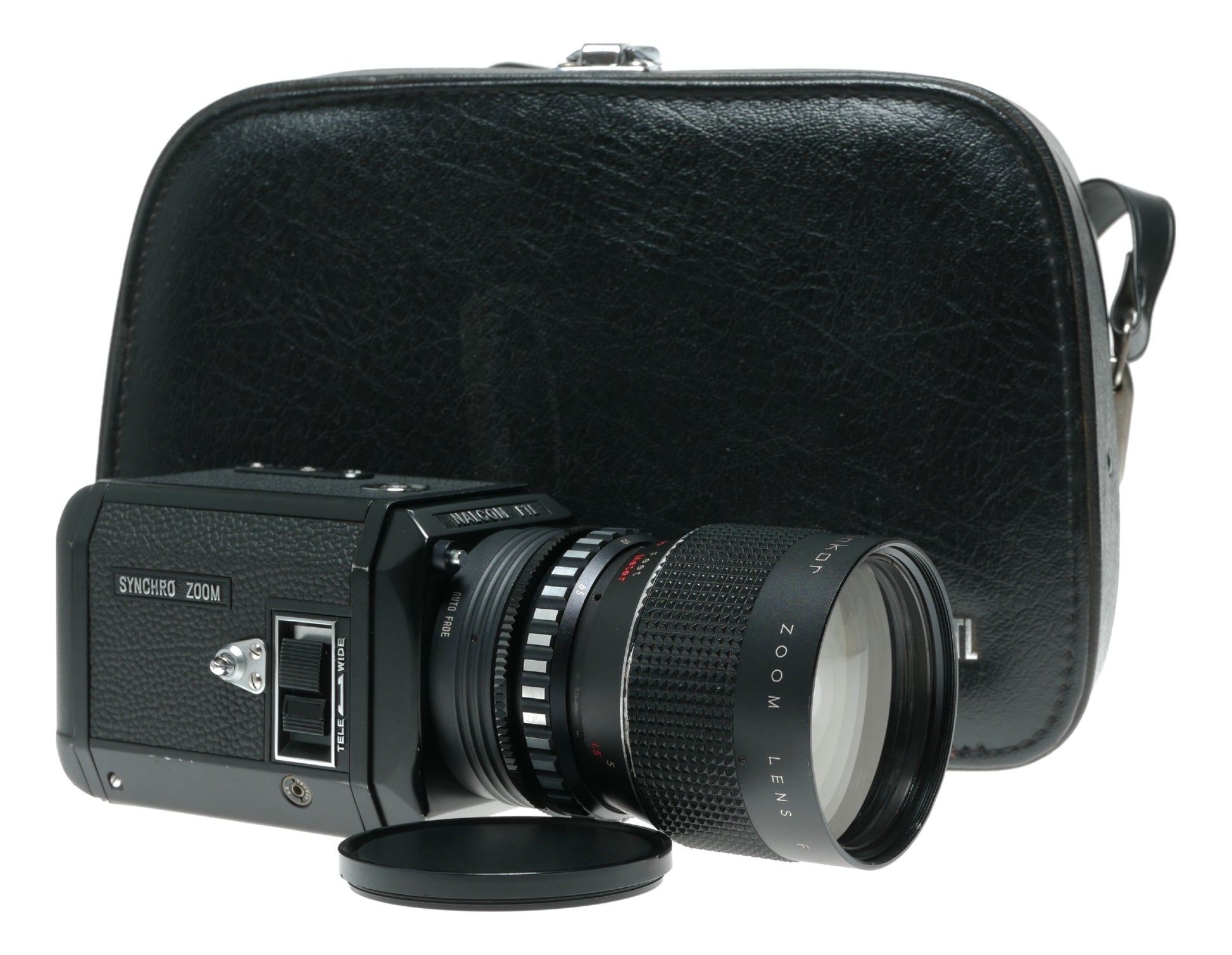 Nalcom FTL Synchro Zoom Vintage Film Camera with 140mm Lens, Made in Japan