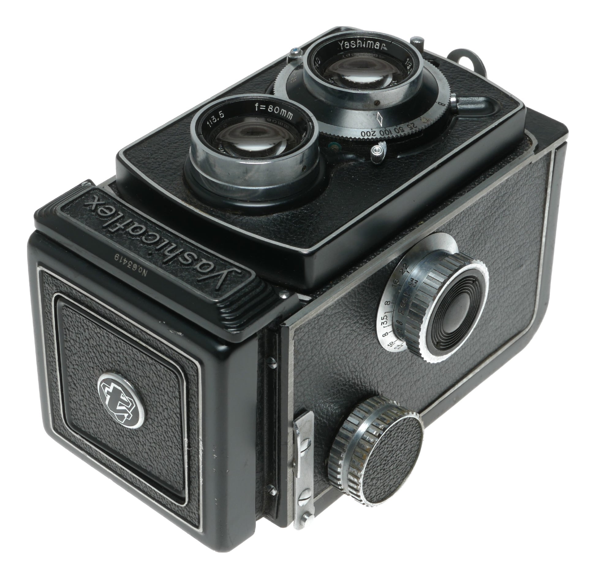 Yashica Yashicamatflex Vintage TLR Camera with Yashimar 80mm f/3.5 Lens - View 4