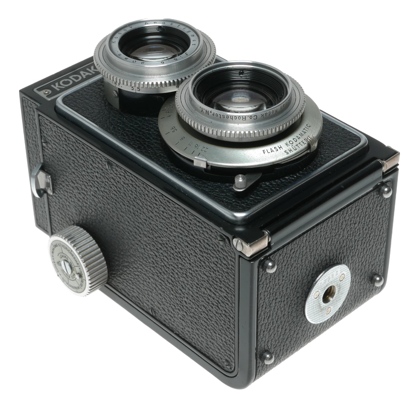 Kodak Reflex Vintage TLR Camera with 80mm f/3.5 Anastigmat Lens and Flash Kodamatic Shutter - View 7