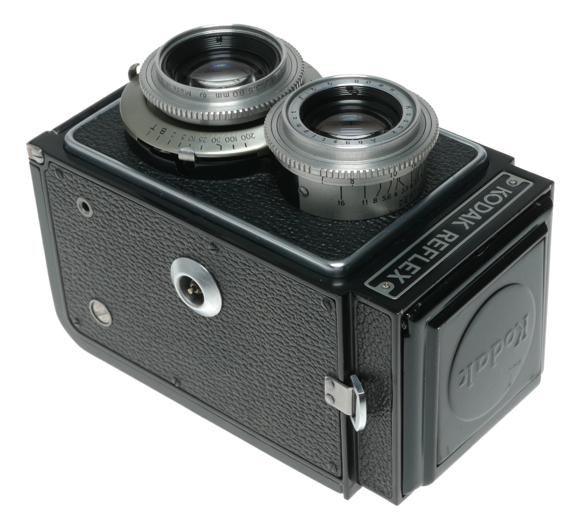 Kodak Reflex Vintage TLR Camera with 80mm f/3.5 Anastigmat Lens and Flash Kodamatic Shutter - View 8