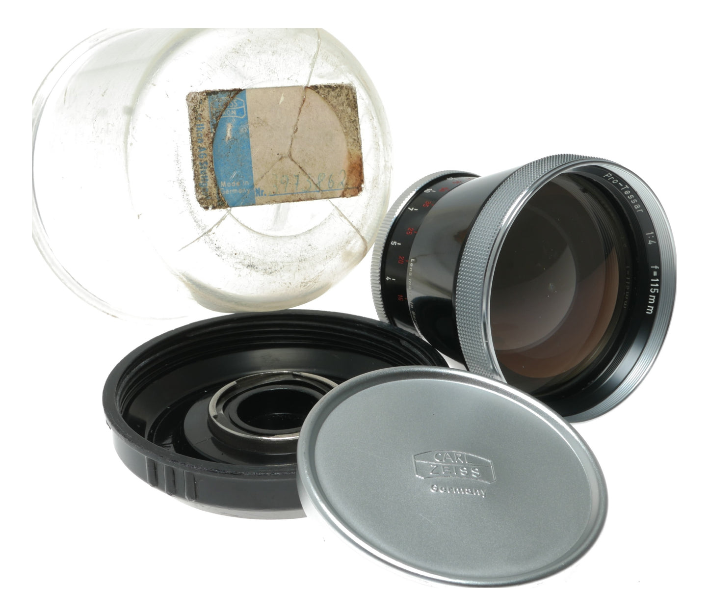 Carl Zeiss Pro-Tessar 115mm f/4 Vintage Camera Lens Made in Germany