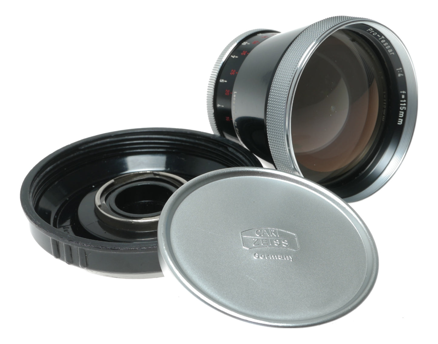 Carl Zeiss Pro-Tessar 115mm f/4 Vintage Camera Lens Made in Germany - View 2