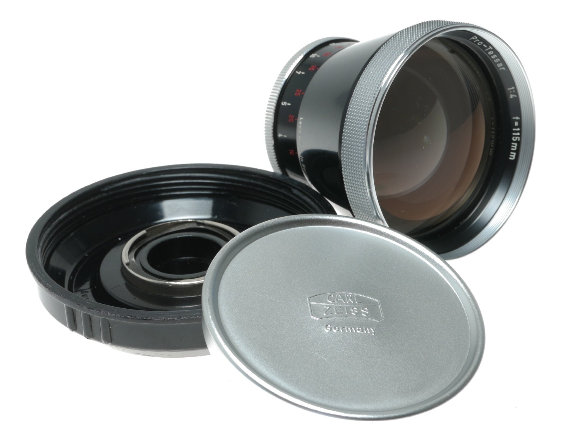 Carl Zeiss Pro-Tessar 115mm f/4 Vintage Camera Lens Made in Germany - View 2