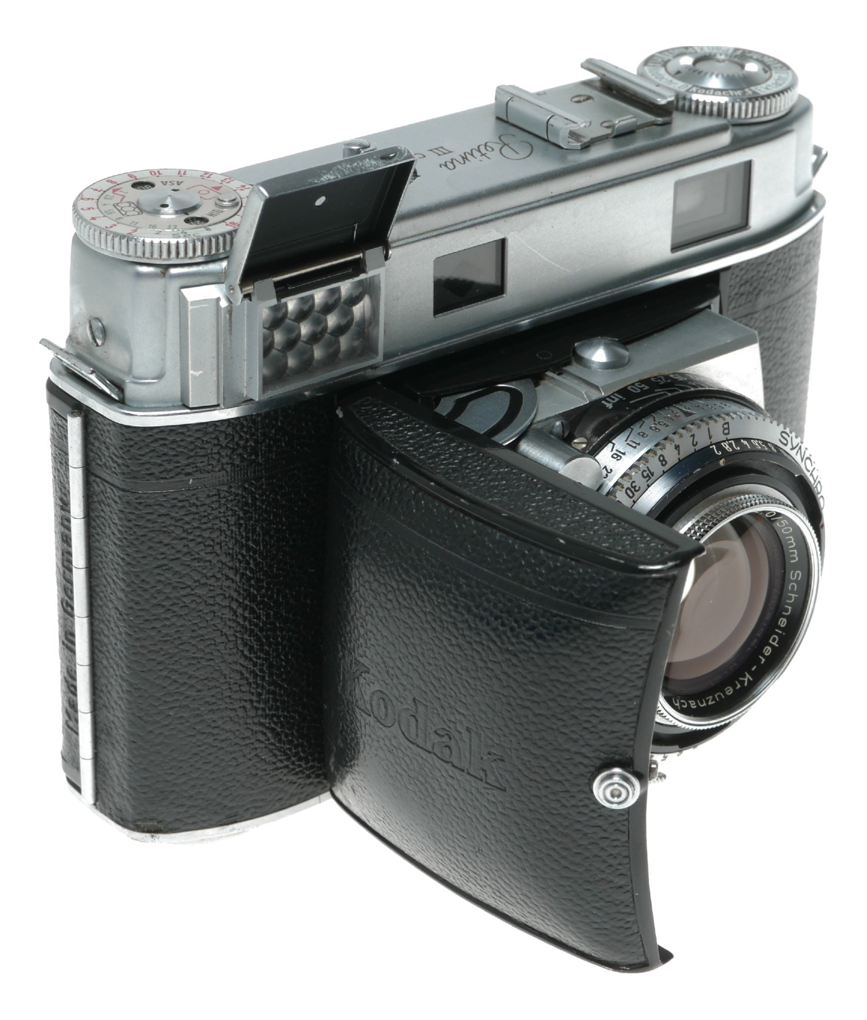 Kodak Retina IIIc Vintage Rangefinder Camera with Schneider-Kreuznach Xenon C 50mm f/2.0 Lens - View 4