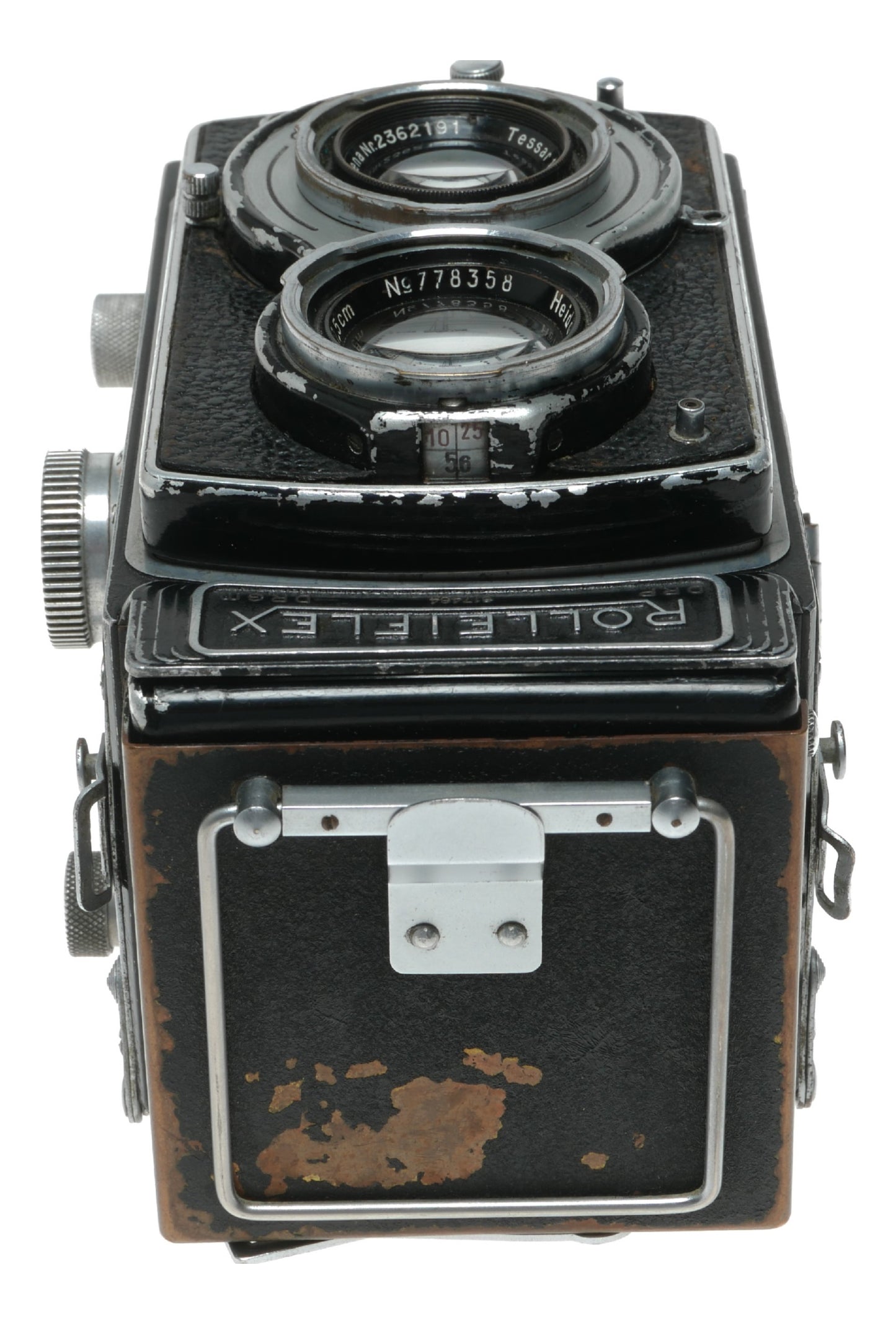 Rollei Rolleiflex Vintage TLR Camera with Carl Zeiss Tessar 75mm f/3.5 Lens and Compur-Rapid Shutter - View 4